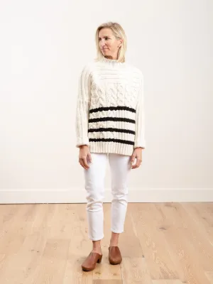handknit reverse mariner sweater