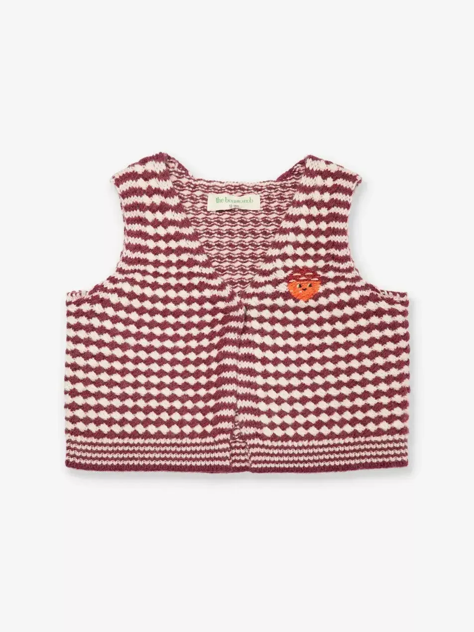 Hawthorn - Berry Mix Chunky Checker Waistcoat