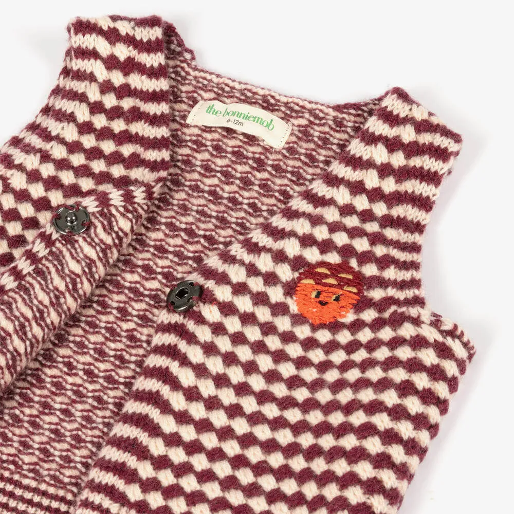 Hawthorn - Berry Mix Chunky Checker Waistcoat