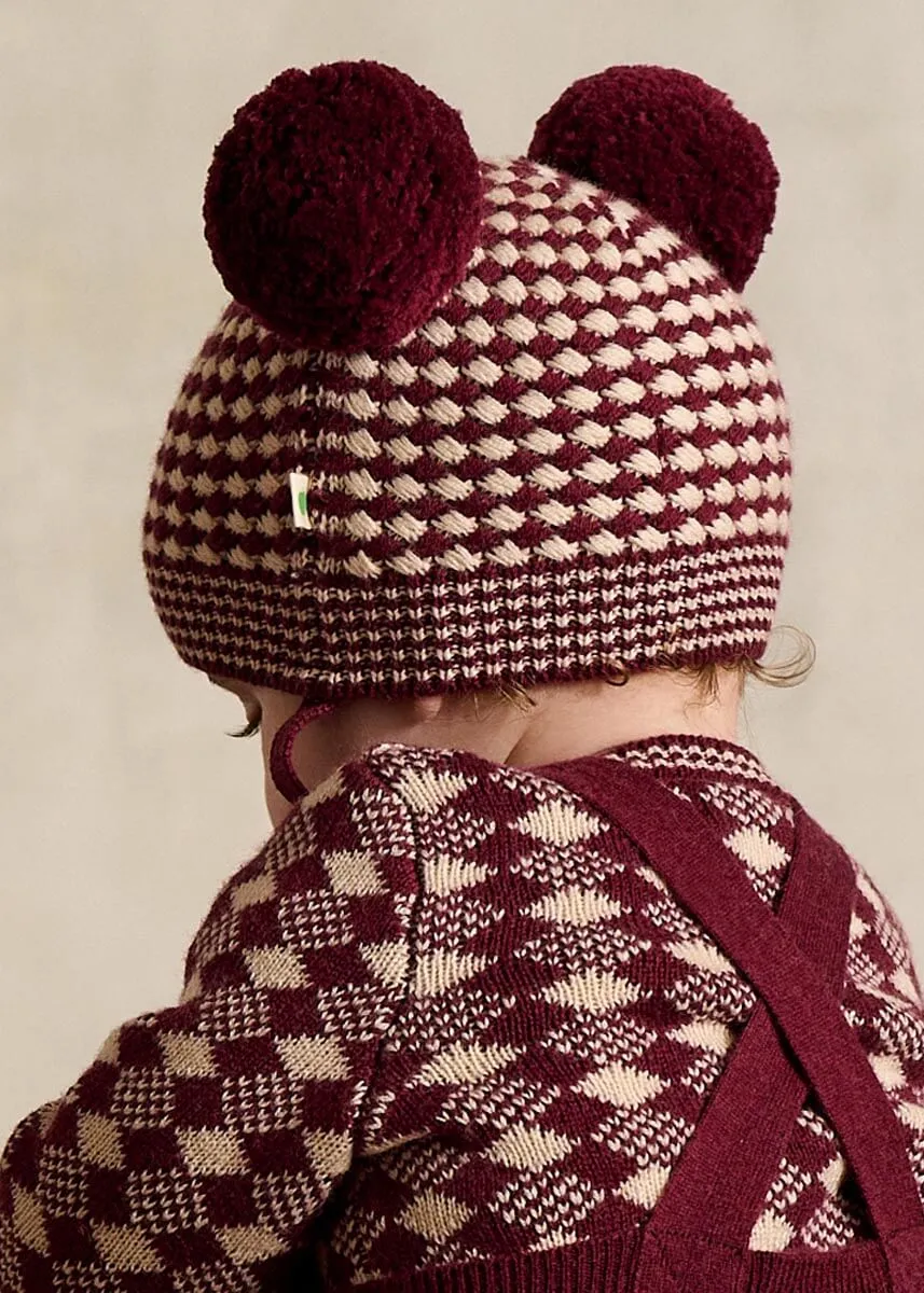 Hazel - Berry Mix Chunky Checker Hat