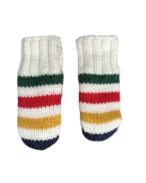 HBC Stripes mittens 0-6m