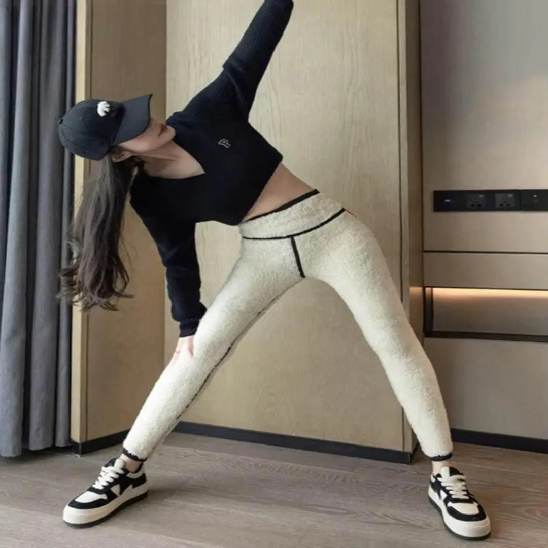 High Waist Thermal Leggings - Extra Thick Comfy Tights