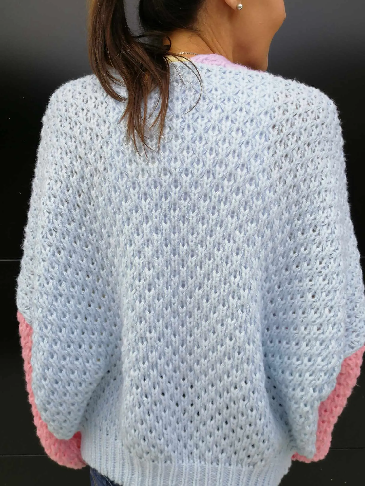 Holly Cardigan - Multi Blue