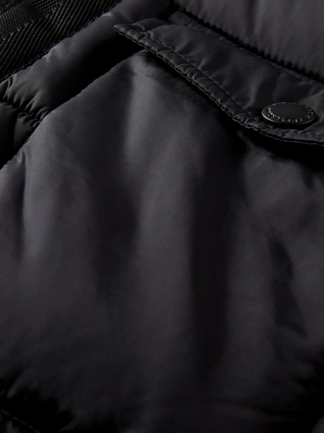 Hooded Puffer Vest - Black