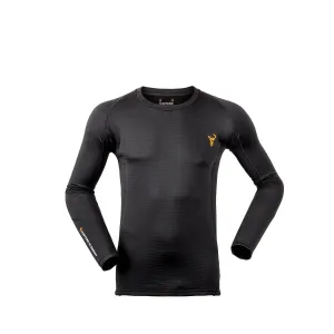 Hunters Element Core  Long Sleeve Black Top
