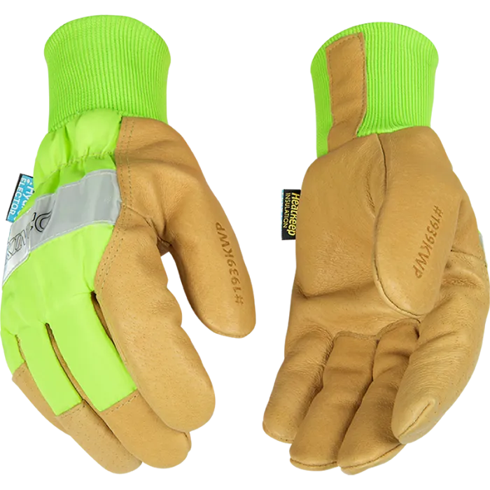 HV Grain Pigskin Waterproof Safety Gloves - Palomino - 1939KWP