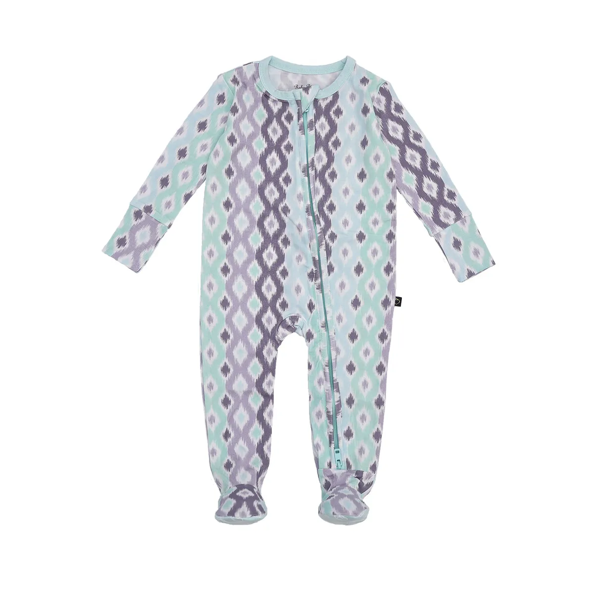 Isaac's Ikat Zipper Footie