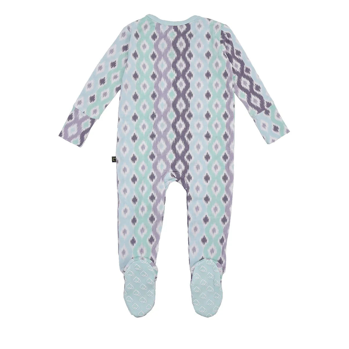 Isaac's Ikat Zipper Footie