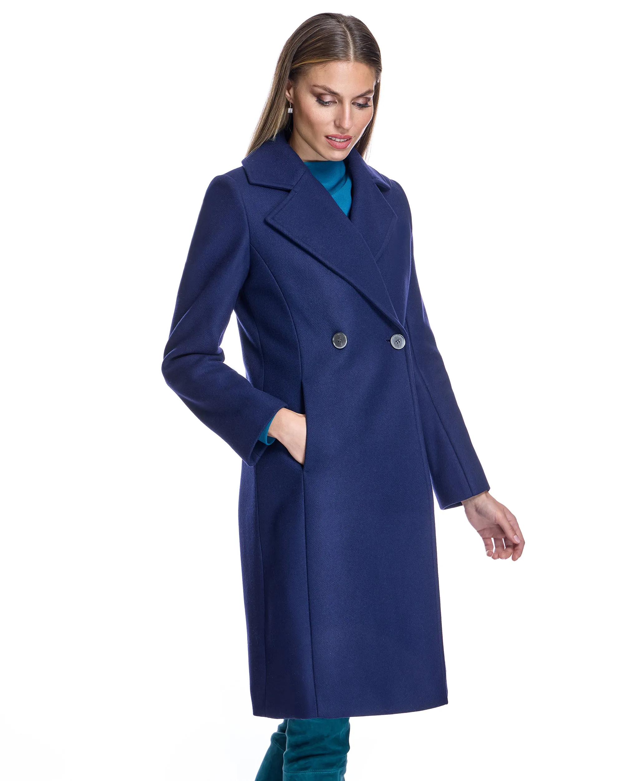 Italian Cashmere Woolblend Coat