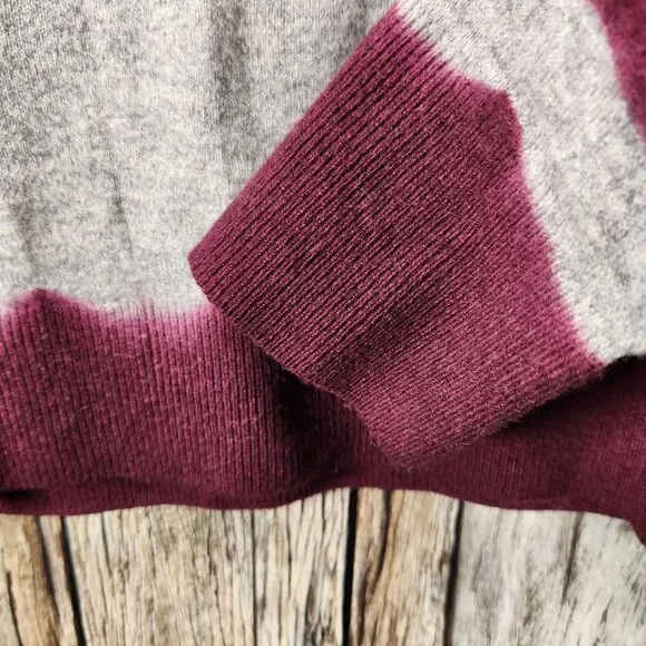 J BRAND Wool Cashmere Tie-Dye Striped Sweater - S