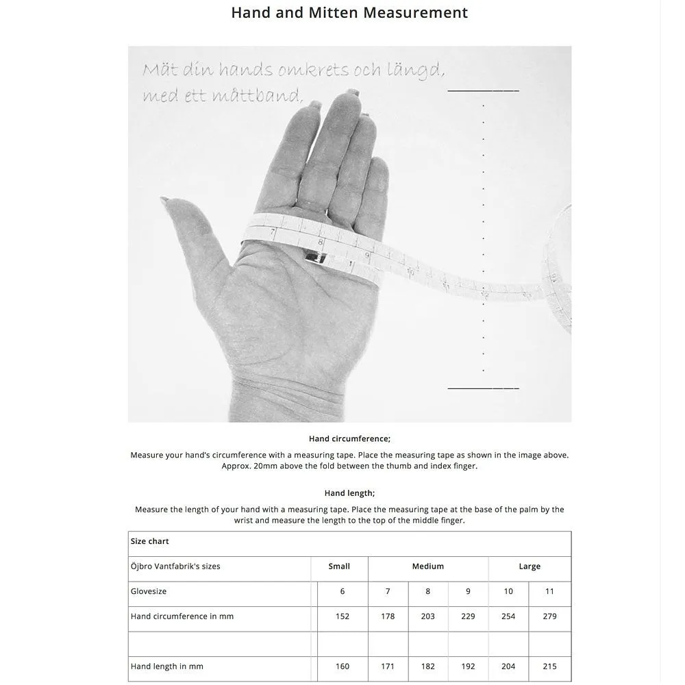 Öjbro Wool Mittens - Fästfolk Estelle & Esbjörn