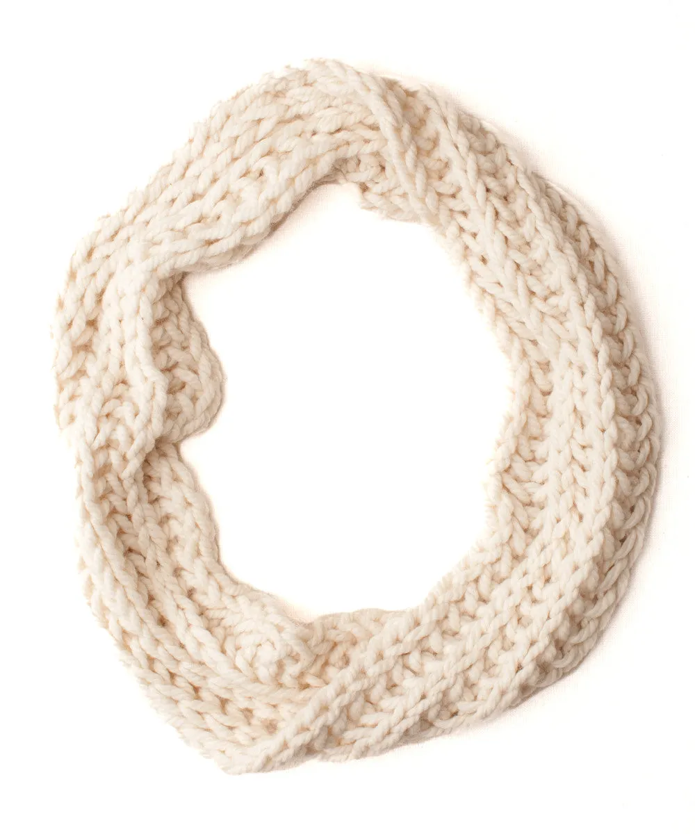 JOSEFINA BRAIDED INFINITY SCARF