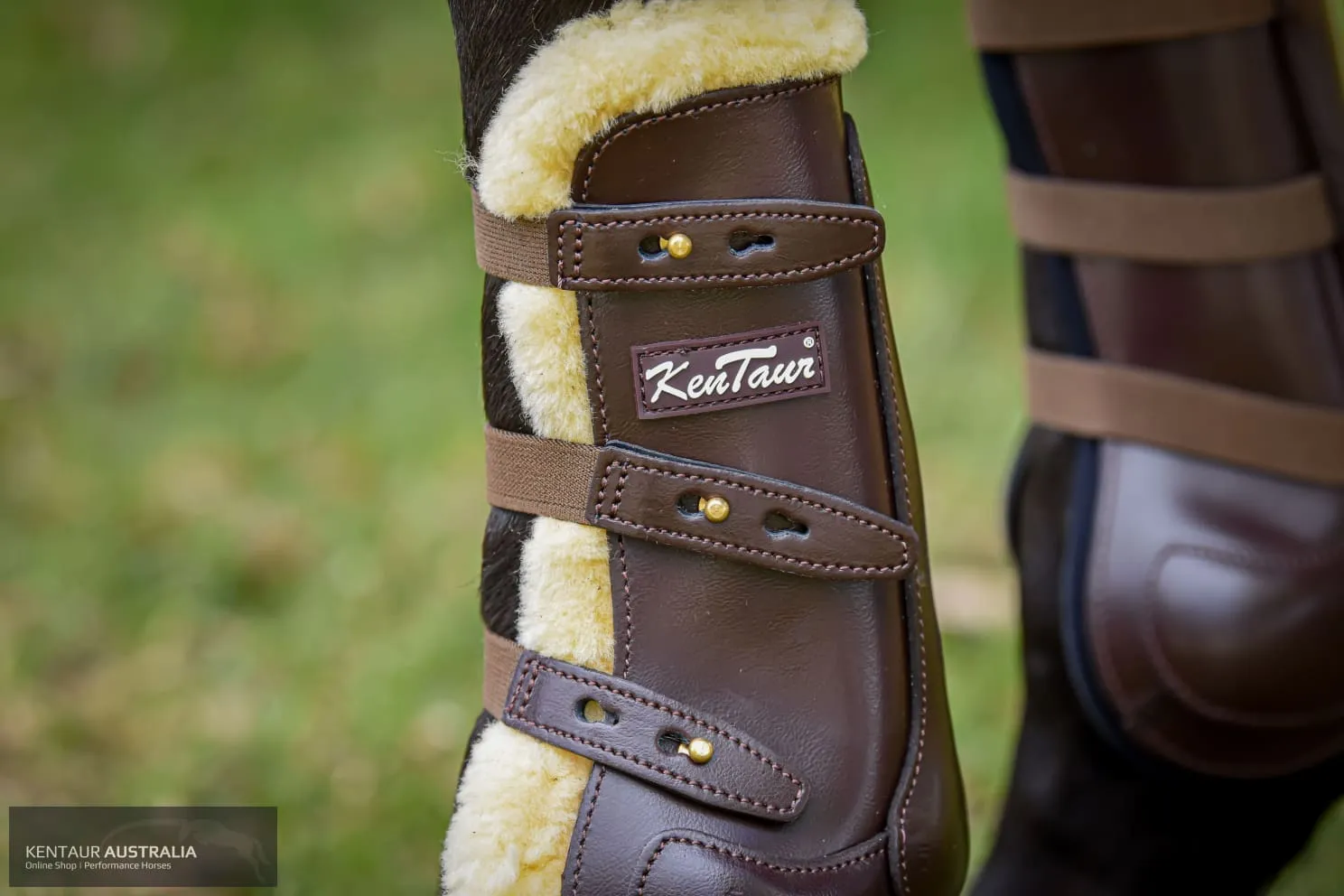 Kentaur ‘Oxford’ Front Sheepskin Show Jumping Boots