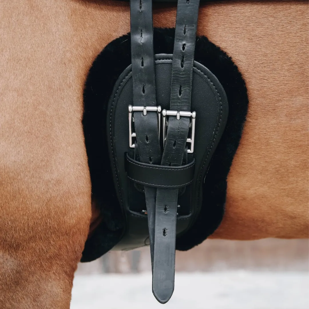 Kentucky Horsewear Anatomic Sheepskin Short Girth - Black
