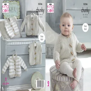 King Cole Chunky Pattern 5236
