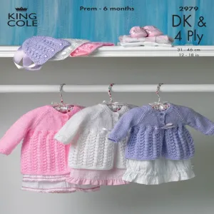King Cole Double Knit & 4ply Pattern 2979