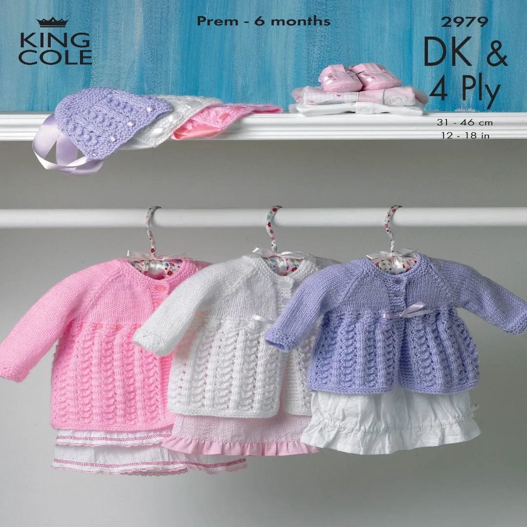 King Cole Double Knit & 4ply Pattern 2979