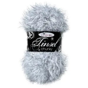 King Cole Tinsel Chunky - Silver