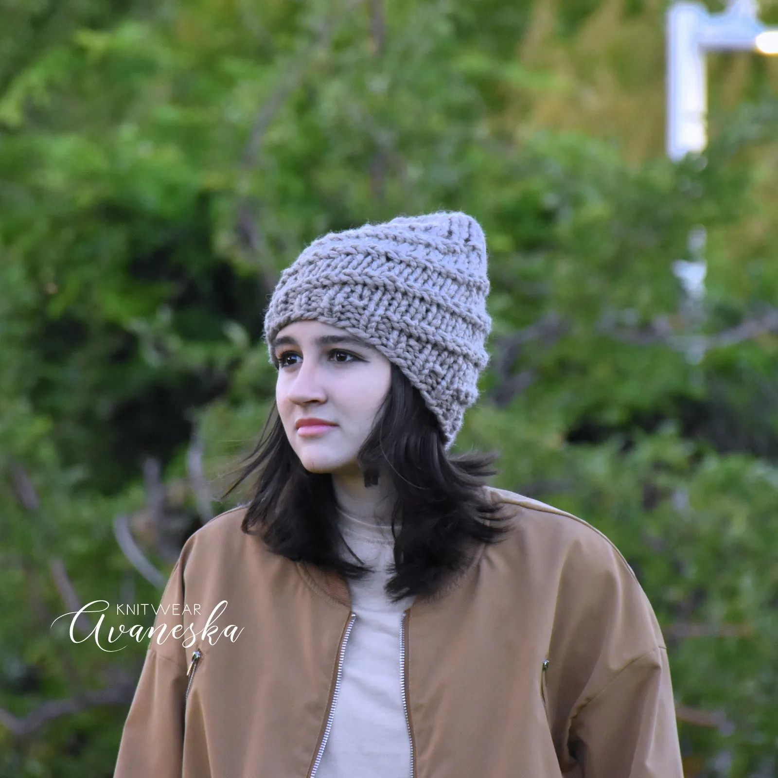 Knit Chunky Beanie | THE ODETTE