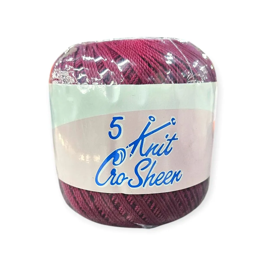 Knit Cro Sheen No.5