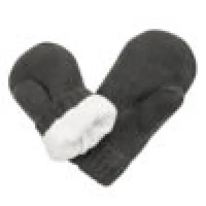 Knit Mittens | Dark Grey