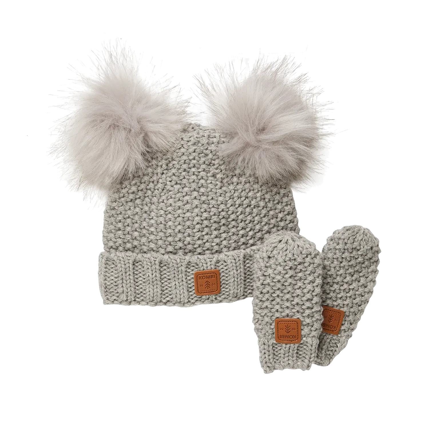 Kombi Adorable Knit Toque and Mittens Set - Infant