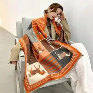 Korean Style Spring And Autumn Summer New Plaid 70 Silk Square Scarf Women's Silk Scarf Decorative Scarf Elegant Scarf Mulberry Silk Scarf
