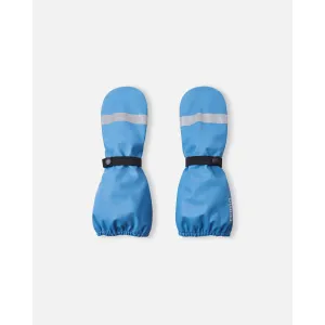 Kura Waterproof Shell Rain Mittens - Denim Blue