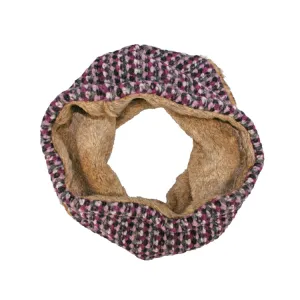 Ladies Bobble Fur Lined Snood