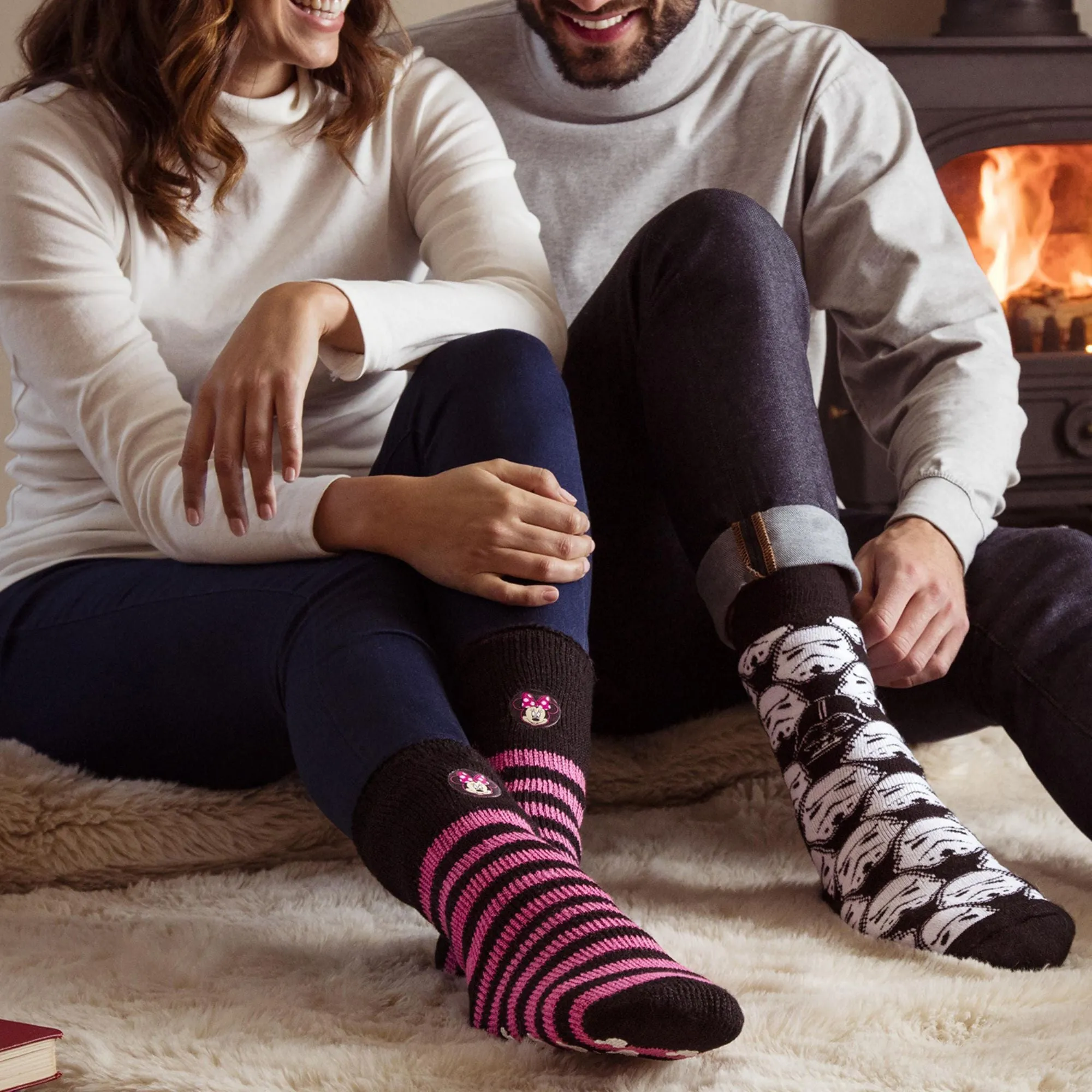Ladies Wonder Woman Novelty Thermal Slipper Socks