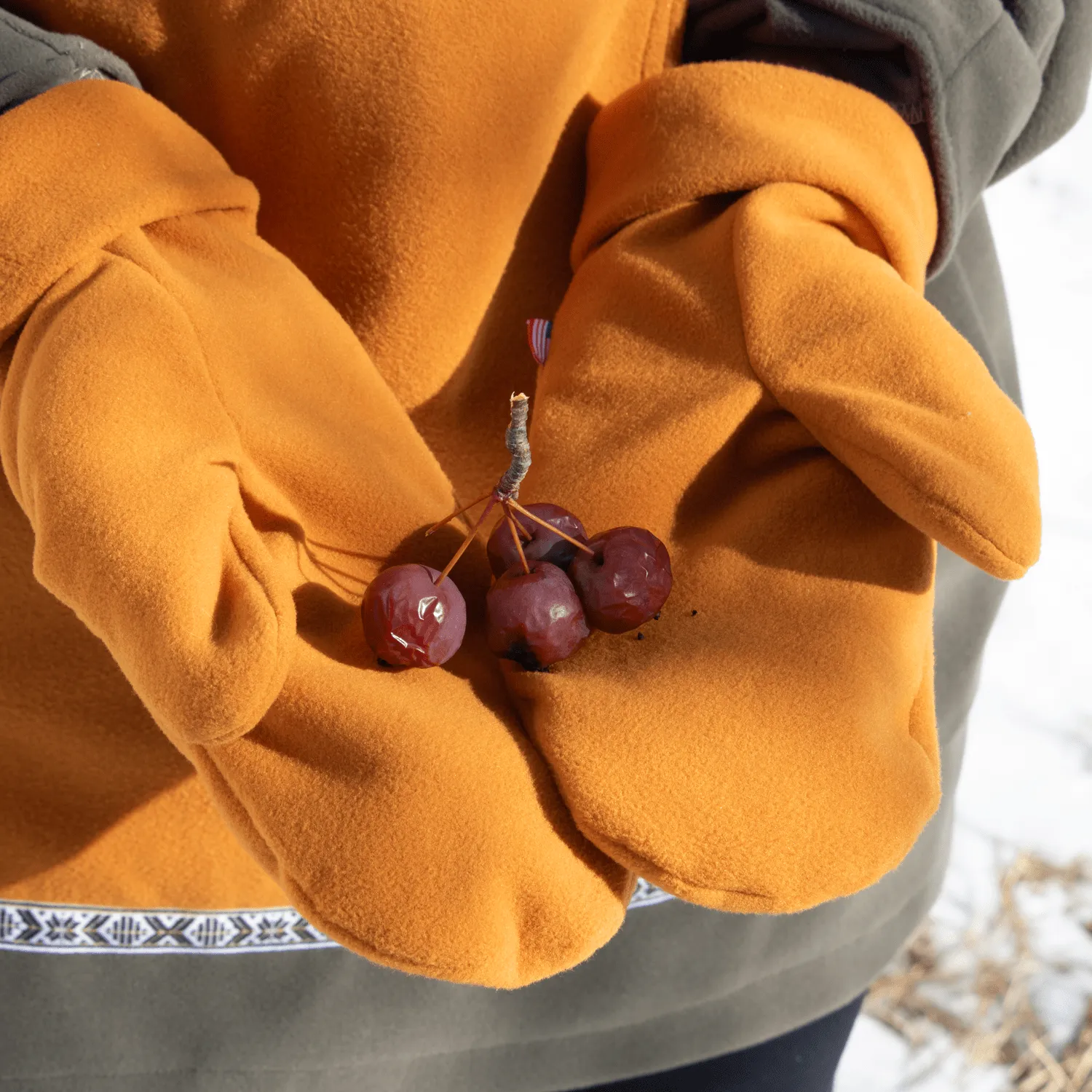 Lagom Roll Cuff Mittens (Unisex)