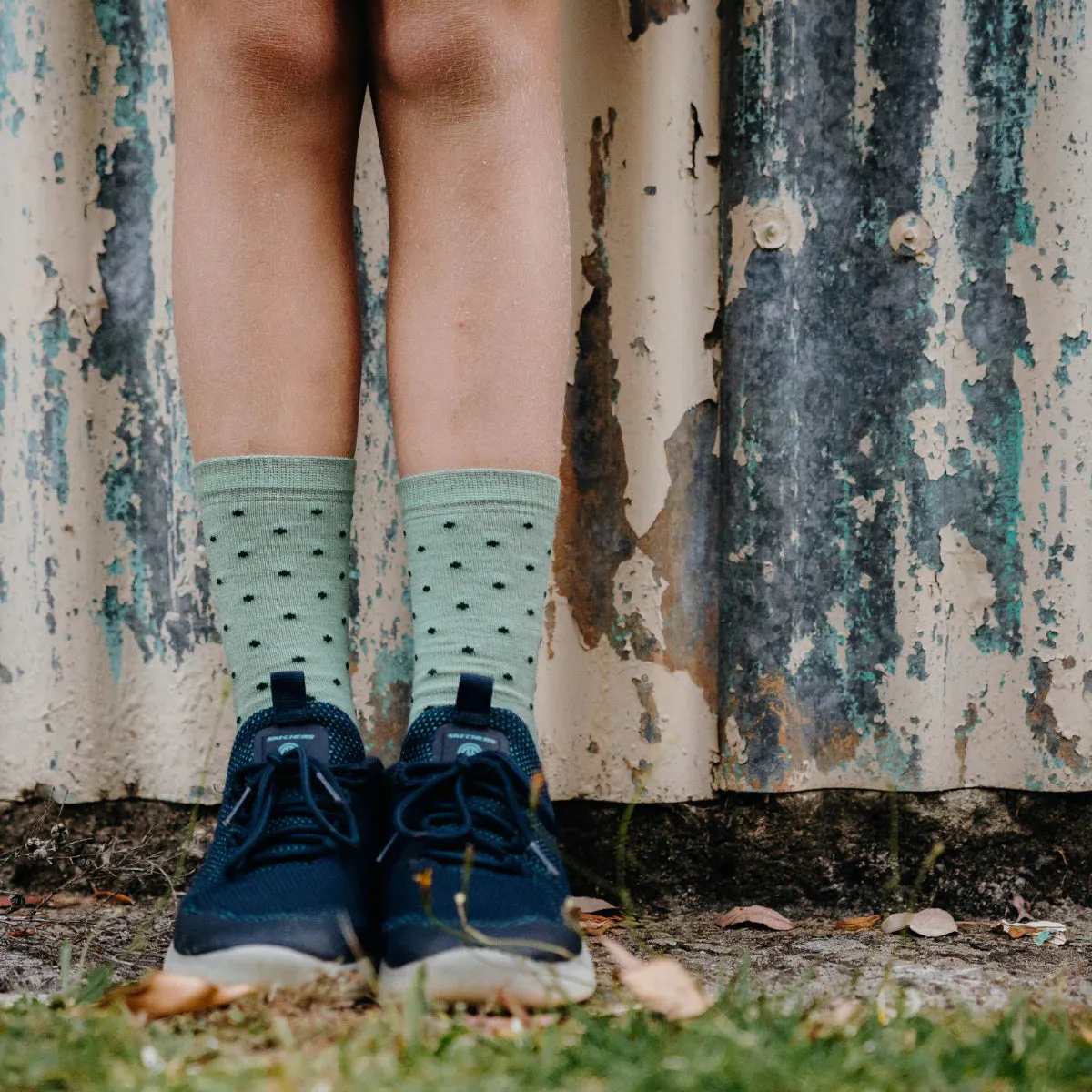 Lamington | Merino Crew Socks | Apple | Child Sizes
