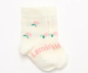 Lamington | Merino Crew Socks | Rosa | Infant Sizes