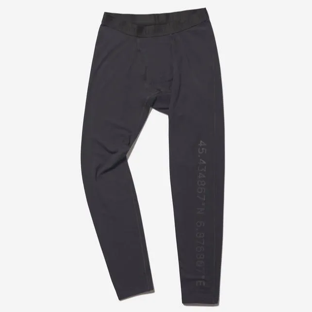 LE BENT Core Midweight 3/4 thermal pants - Mens - Dark Cloud