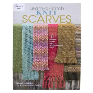 Learn-a-Stitch Knit Scarves