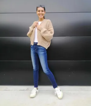 Lenny Cardigan - Tan