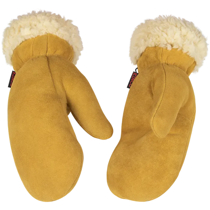 Lined Deerskin Mitt - XS - Golden - 1929PLXS