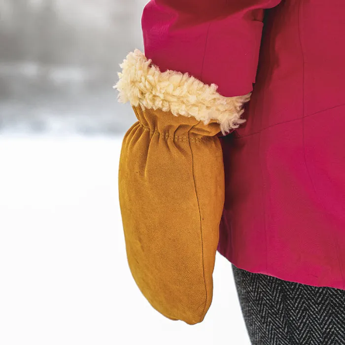 Lined Deerskin Mitt - XS - Golden - 1929PLXS