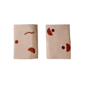 LITTLE BEACON X BINIBAMBA ROSE MOON MUSLIN DUO