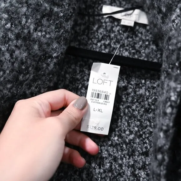 LOFT L/XL Wool Blend Oversized Chunky Knit Sweater | L/XL NWT