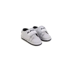 Logo Lettering Leather Slippers