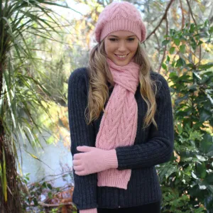 Lothlorian Alpaca Cable Scarf