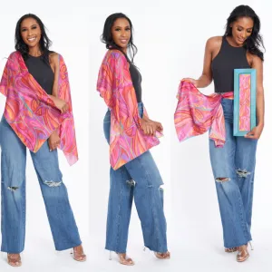 Love God Love People Long Scarf