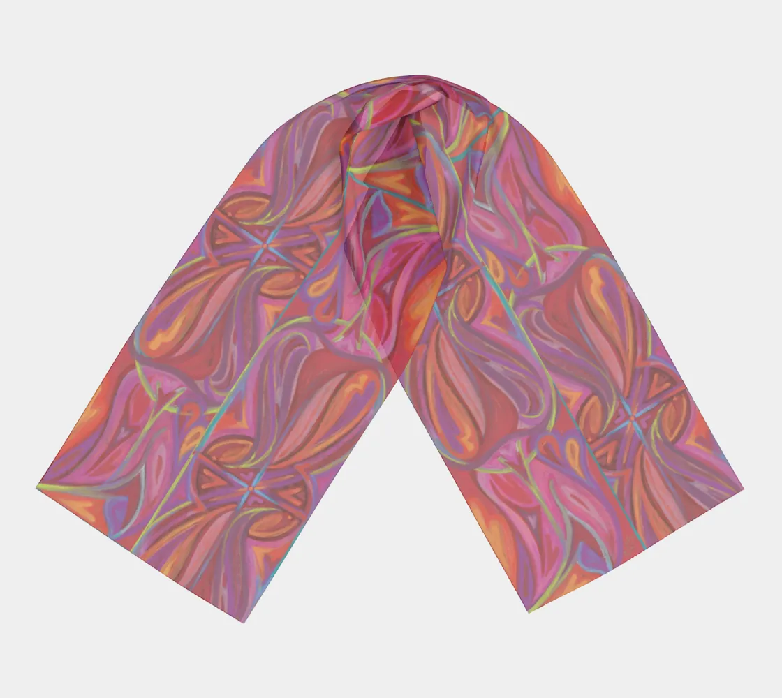 Love God Love People Long Scarf