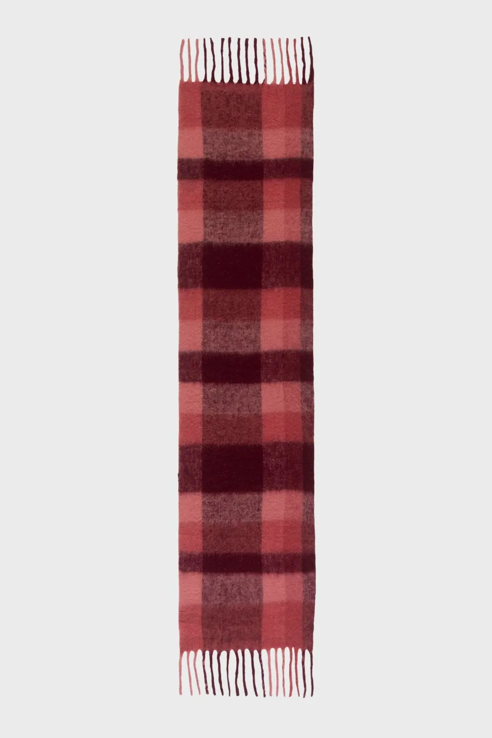 Lumi Plaid Chunky Wool Mohair Scarf