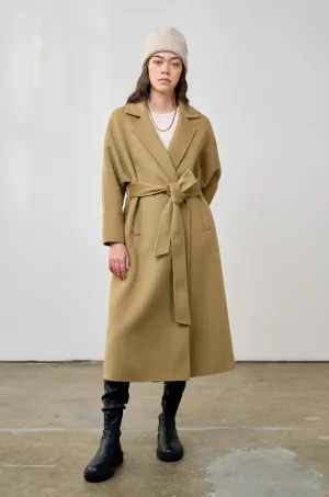 Lydia cashmere coat belt attached JL033C