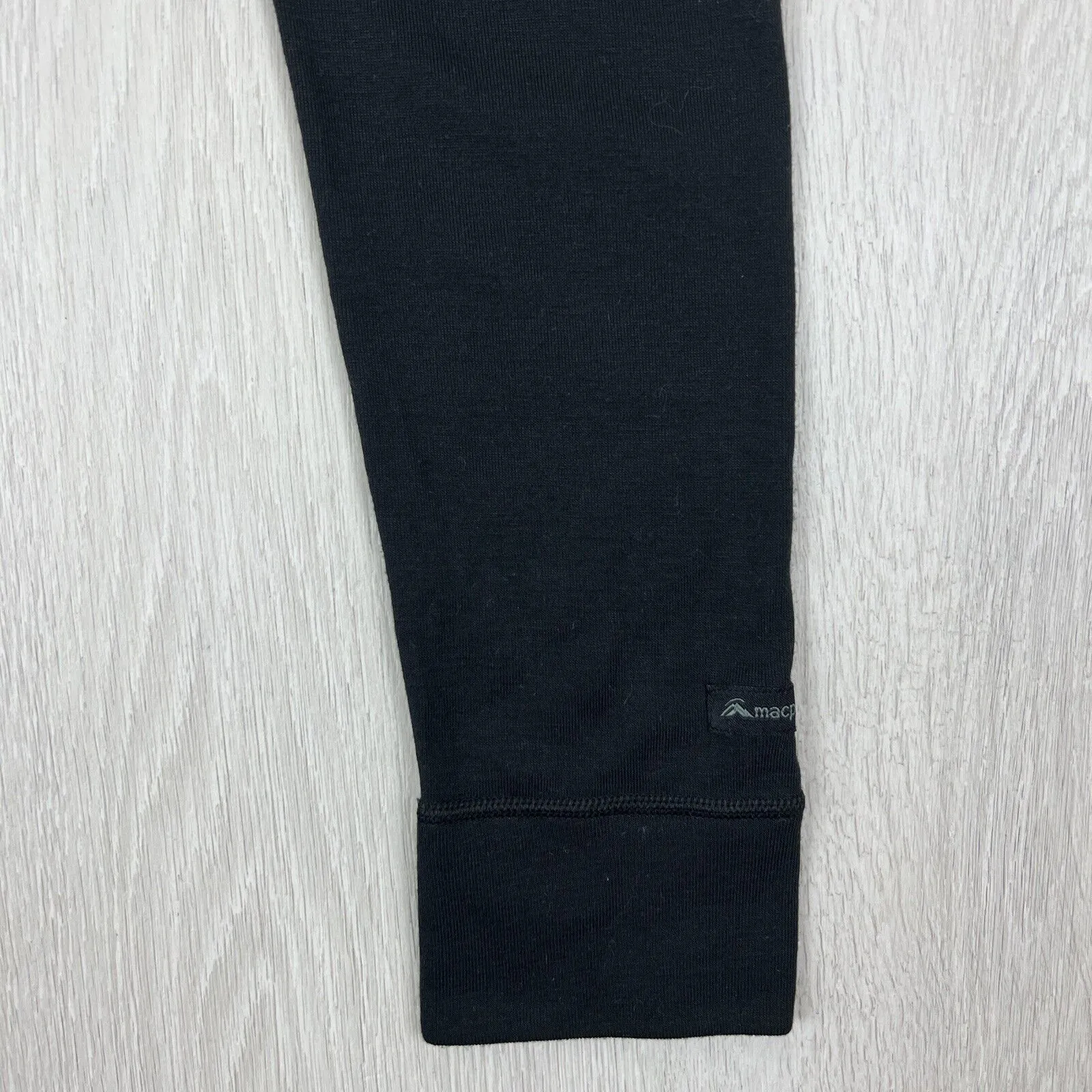 MacPac Womens Black Underlayer Thermal Leggings Size Small