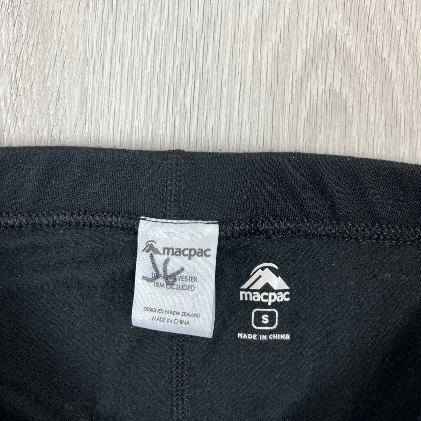 MacPac Womens Black Underlayer Thermal Leggings Size Small