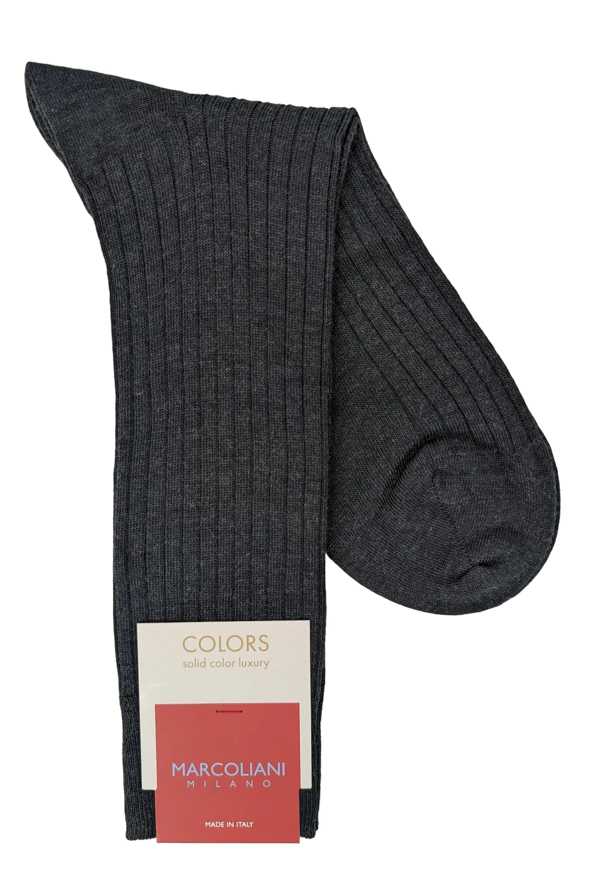 Marcoliani 2740 Extra Fine Merino Ribbed Dress Socks