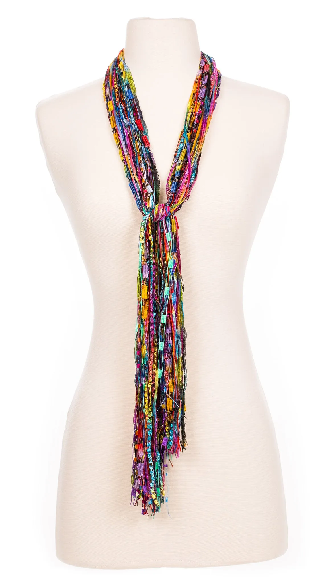 Mardi Gras String Scarf